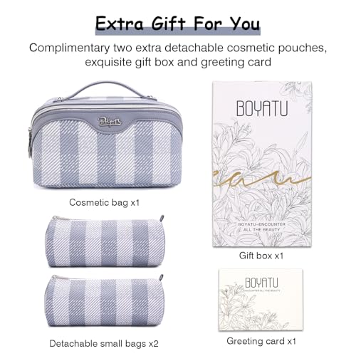 Travel Makeup Bag Organizer Cosmetic Bag (3 Count)