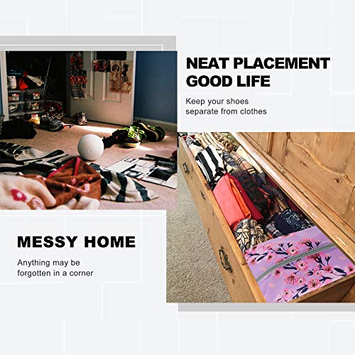 Shoe Organizer 6pcs Shoe Bags with Zipper Closure (6 Count)