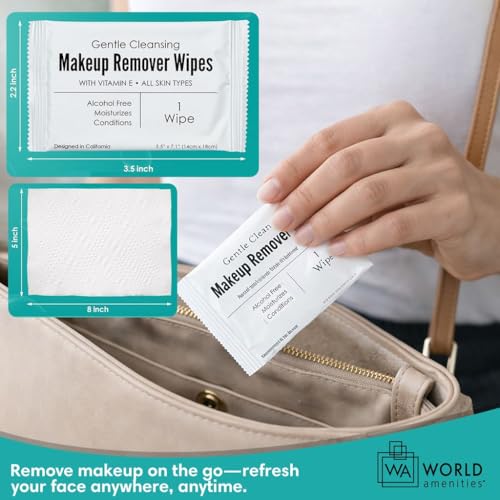 Individual Makeup Remover Wipes (50 Count)