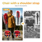 Heavy Duty 550LBS Padded Camping Chairs with Lumbar Support