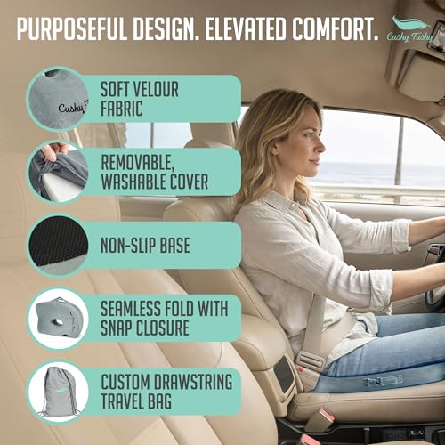 Seat Cushion Premium Foldable Sit Bone Cushion for Pressure Relief