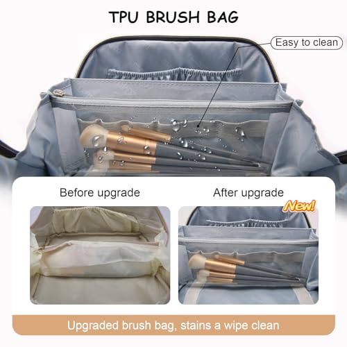 Travel Makeup Bag Organizer Cosmetic Bag (3 Count)