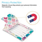 Luggage Tags Privacy Cover ID Label for Travel Bag Suitcase (2 Count)