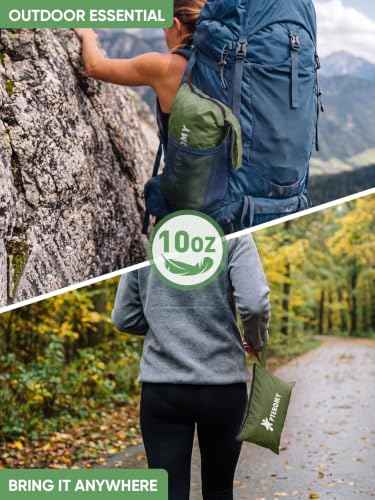 Hooded Rain Poncho for Adults