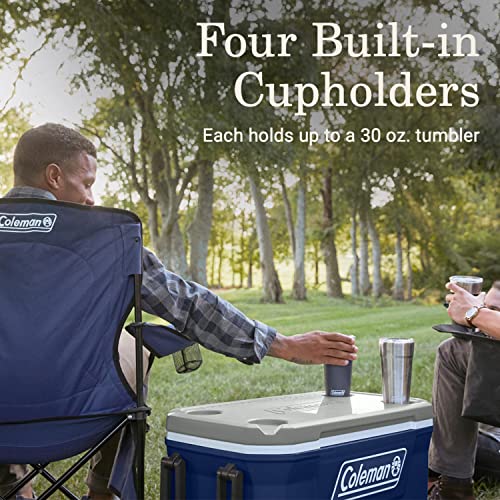 Classic Series Insulated Portable Rolling Cooler with Wheels