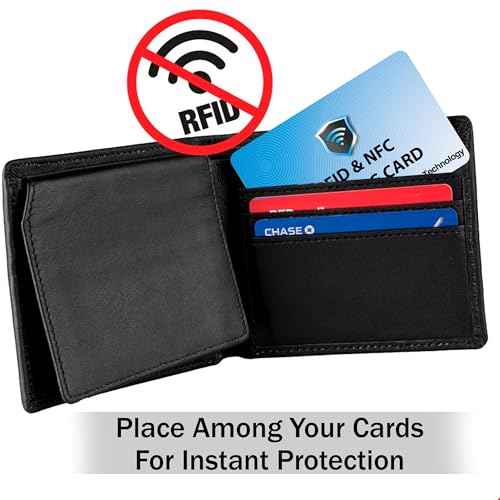 2 Pack RFID Blocking Card for Credit Debit ID Card (2 Count)
