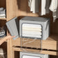 4 Pack Clothes Storage Bins with Metal Frame (4 Count)