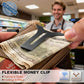 Men Slim Magnetic Leather Wallet Metal Case Money Clip 9 Cards
