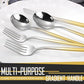 Gradient Gold Silverware Set