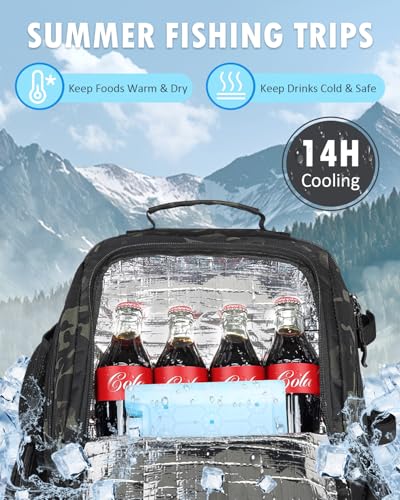 50L Fishing Backpack with Tackle Boxes