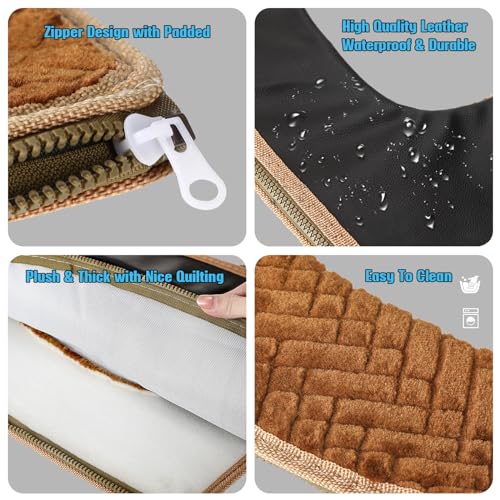 4 Pcs Toilet Seat Covers Pads for Bathroom (4 Count)