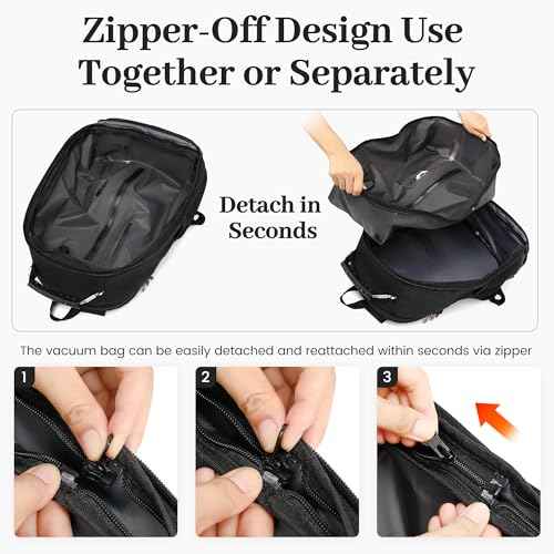 Vacuum Seal Backpack for Travel with Pump
