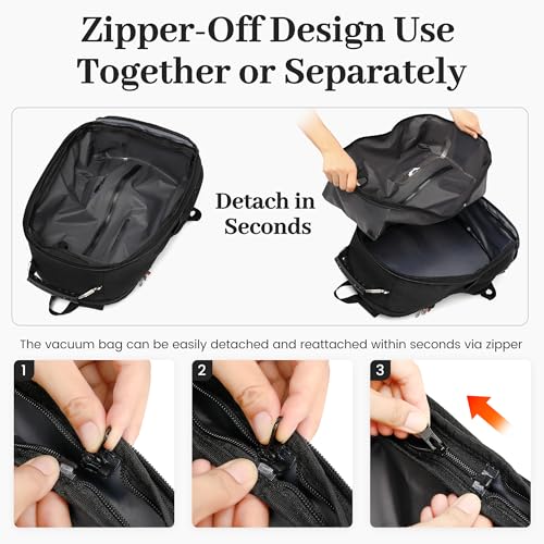 Vacuum Seal Backpack for Travel with Pump