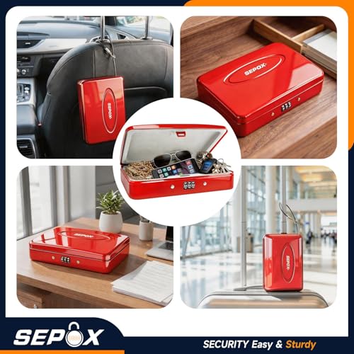 2PK Portable Steel Safe Box 3