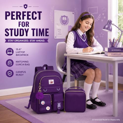 3PCS Backpacks for Girls (3 Count)