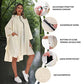 Rain Poncho for Adults with Zipper
