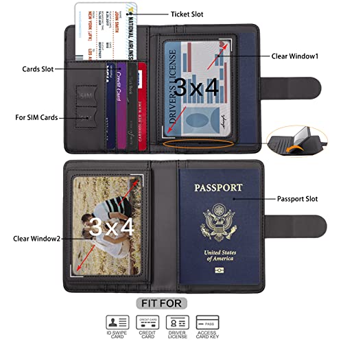Rfid Passport Holder for Travel women