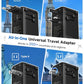 140W GaN Universal Travel Adapter with USB