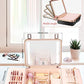 Travel Makeup Train Cases with Lighted Mirror 3 Color Setting
