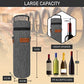 Single Bottle Wine Bag Carrier Insulated Cooler Tote