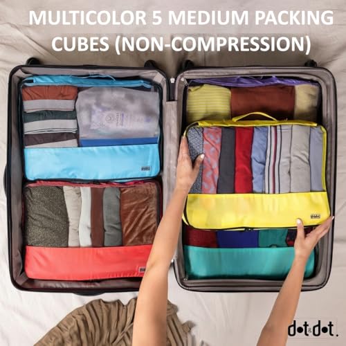 Medium Packing Cubes for Travel (5 Count)