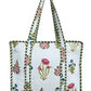 100% Cotton Quilted Tote Bag For Women