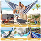Cotton Camping Hammock Portable with Tree Straps Holds 660lbs