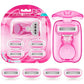 Travel Razors for Women Include 1 Handle 5 Cartridges