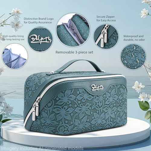 Travel Makeup Bag Cosmetic Bags for Women