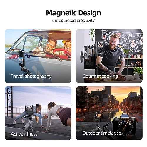 360 Magnetic Mount Magnet Metal Mounts for Go Pro Insta360 X4