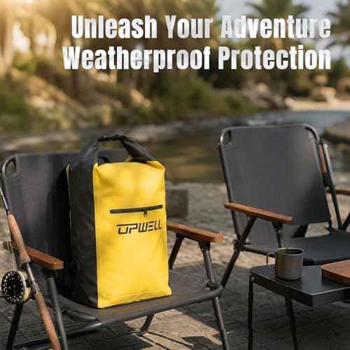 20L Waterproof Dry Bag Boating Backpack for Travel Hiking Camping Kayaking Hiking Swimming Floating Submersible Dry Bag bright yellow