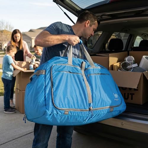 Travel Duffle Bag for Women & Men. Extra Large Foldable Duffel Bags
