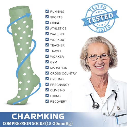 Compression Socks for Women & Men Circulation (3 Count)