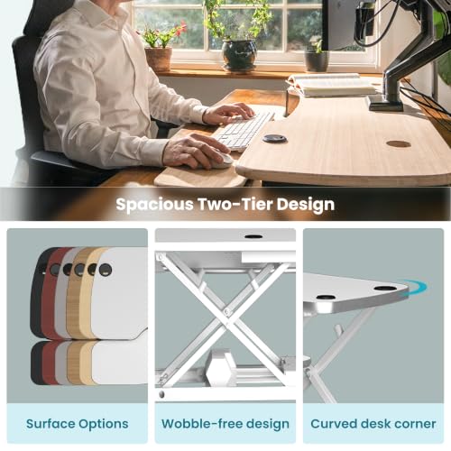 PowerPro 48 Inch Electric Standing Desk Converter