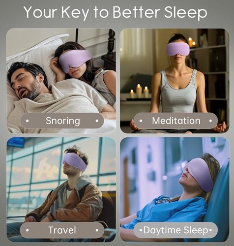 Sleep Mask with Headphones Bluetooth 5.4