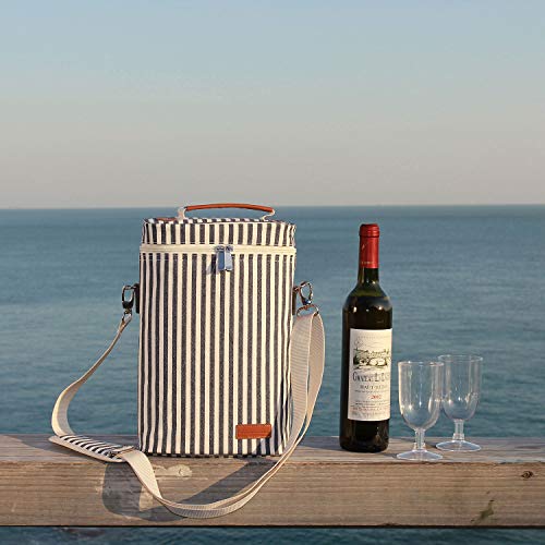 2 Bottle Wine Tote Carrier (2 Count)