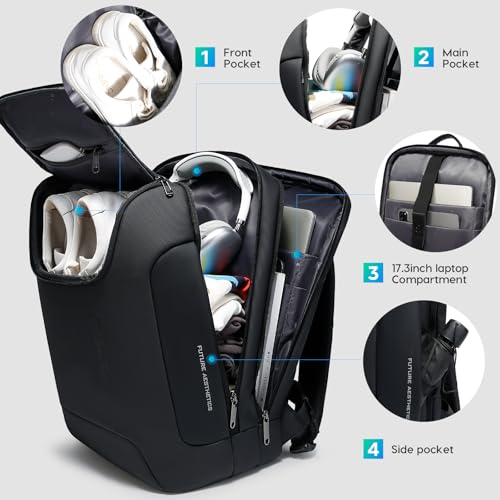 Men's Laptop Backpack for 17.3Inch Notebook