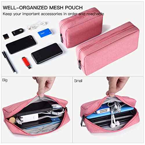 2 PACK Accessories Bag for Women Ladies Travel Organizer (2 Count)