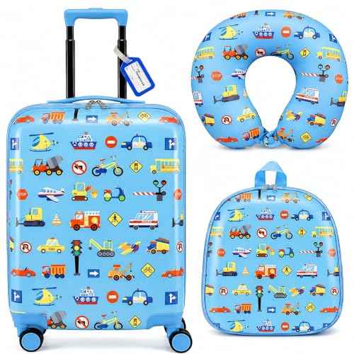 4 Pcs Kids Luggage Set (4 Count)
