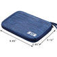 Travel Electronics Organizer Portable Cable Organizer Bag for Storage Electronic Accessories Case for Cord
