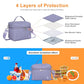 NOL Insulated Lunch Bags for Women Cooler Bag Lightweight Nylon Waterproof Lunch Box for Work