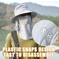 Sun Hats for Men Women Fishing Hat UPF 50+ Breathable Wide Brim Summer UV Protection Hat with Face Cover & Neck Flap