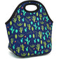 Neoprene Lunch Tote Insulated Thermal Reusable Lunch Bag Box for Boys Men with Zipper