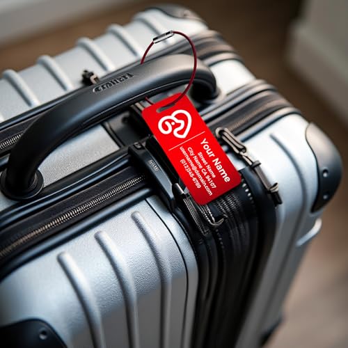4PCS Personalized Luggage Tag (4 Count)