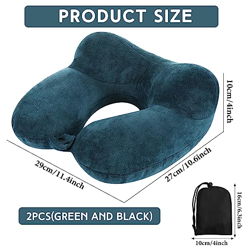 2 Inflatable Neck Pillow Airplane Travel (2 Count)