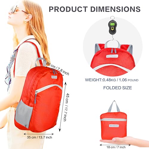 35L Foldable Waterproof Backpack For Outdoor Sports With Inside Wet Clothes Compartment Packable For Multiple Uses Ultra Lightweight Ideal For Hiking Men And Women Travel