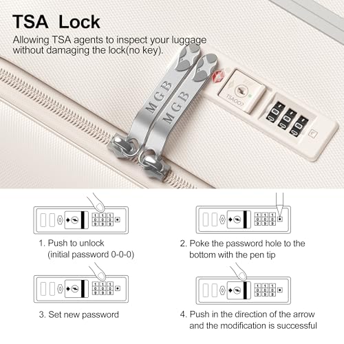 24 Inch Checked Luggage Hardside Suitcase Top Opening Suitcases