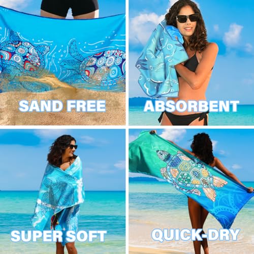Microfiber Beach Towel (2 Count)