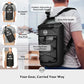 5/10/25/30/40L Waterproof Dry Bag & Phone Case - Large Floating Dry Backpack for Kayaking, Travel, Hiking, Fishing, Camping, Motorcycles & Beach, Heavy-Duty Roll Top Men/Women (Black)