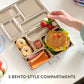 Rover Stainless Steel Bento Box Style Lunch Box for Kids with 5 Compartments